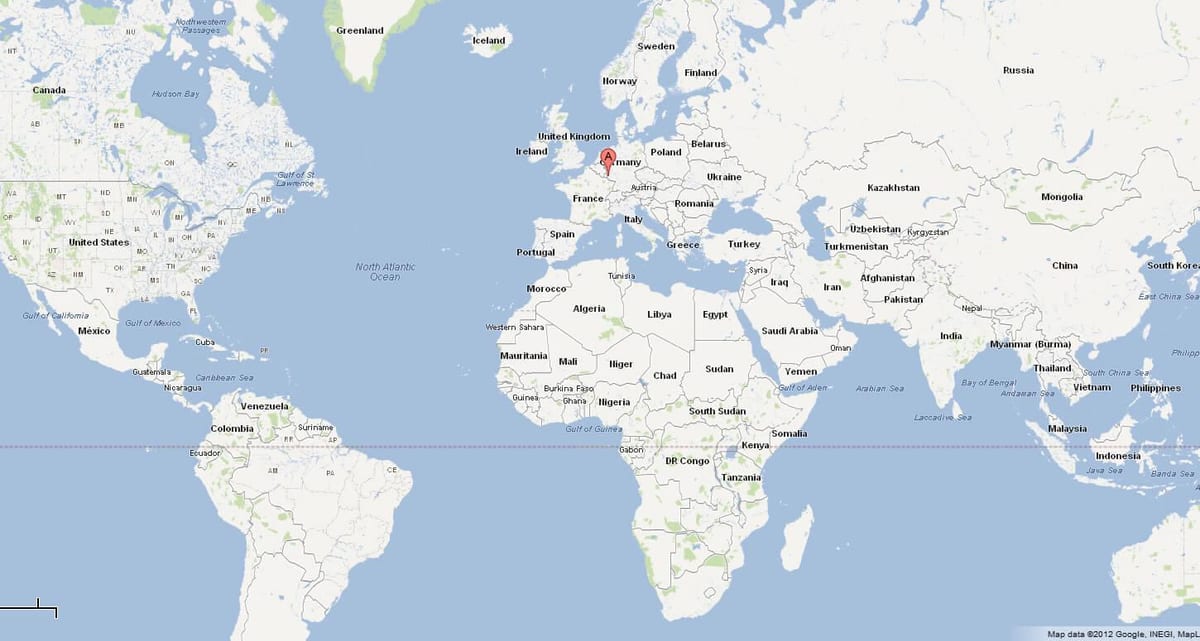 Luxembourg vị trí trên bản đồ thế giới