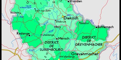 Luxembourg vị trí bản đồ