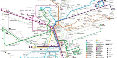Bản đồ của Luxembourg metro